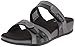 Skechers Women's Palm Springs Dress Sandal, Black/Pewter, 8 M US