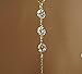 Alinay Retro Fashion Rhinestone The Sexy Back Necklace Body Chain Bikini Chain (style01)