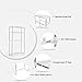 iKayaa Steel 2-layer Kitchen Bathroom Space Saver Cabinet Storage Shelf