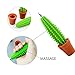 Yonger Office Pen Creative Cactus Bonsai Pen School Supplies Ballpoint Pen April Fool's Day Fun Gift Green 1pc