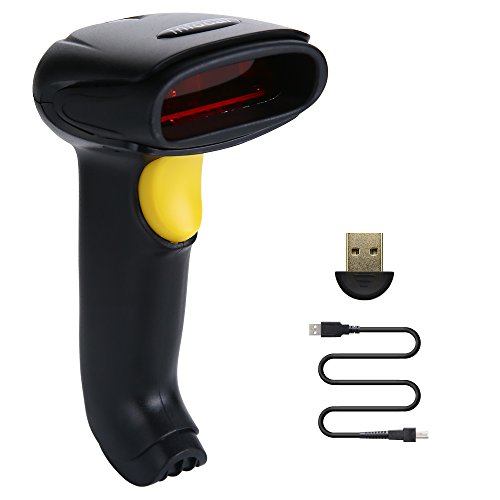 infocal Bluetooth Barcode Scanner Wireless Handheld 1D Laser Automatic