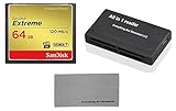 SanDisk Extreme 64GB CompactFlash Memory Card works