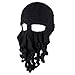 FREE FISHER Unisex Knit Octopus Yarn Tentacle Beard Beanie Kraken Hat Funny Gift (One Size, Octopus-Black)