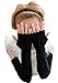 Bellady Womens Winter Warm Over Elbow Long Fingerless Thumb Hole Gloves Mittens Knitted Arm Warmer