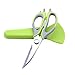 Kitchen Scissors Shears, Reignet Heavy Duty Come-Apart Multifunction Kitchen Shears with Magnetic Holder for Vegetables, Poultry, Meat, Herbs, Nut Cracker, Can Opener