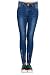 Buankoxy Women's Elastic Denim Slim Fit Jeans