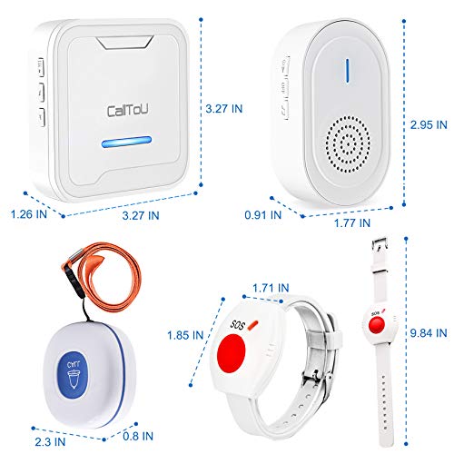 CallToU Wireless Caregiver Pager System Caregiver Call Button Nurse