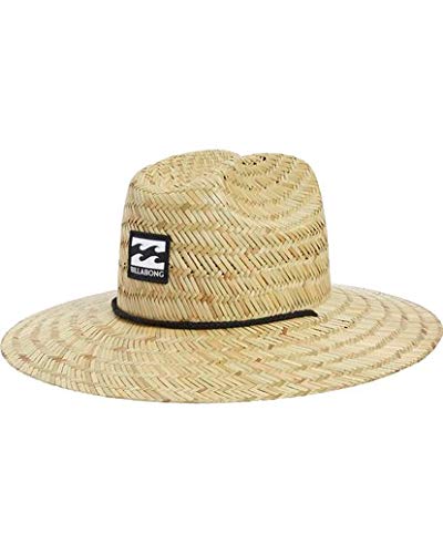 Billabong mens Classic Straw Lifeguard Sun Hat, Natural, One Size US