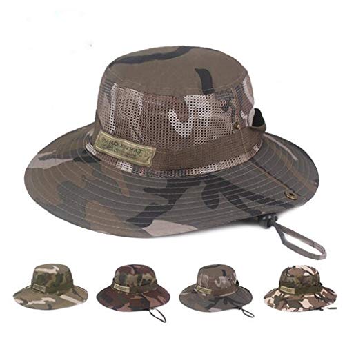 image for Toponly women T-shirt Toponly Camouflage Bucket Cap Fisherman Hat Wild