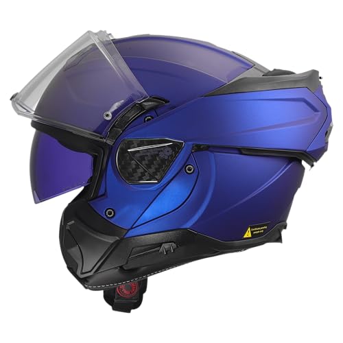 LS2, Modular Motorcycle Helmet ADVANT II Solid Navy Blue, 3XL