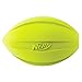 Nerf Dog Football Dog Toy with Interactive Treat Feeder, Lightweight, Durable and Water Resistant, 7 Inch Diameter for Medium/Large Breeds, Two Pack, Blue and Green