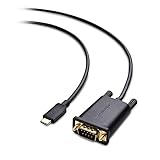 Cable Matters USB C to Serial Adapter Cable (USB-C to Serial, USB C to DB9, USB C to RS232) 3 Feet - Thunderbolt 3 Port Compatible for Dell XPS 13, 15, HP Spectre x360, Surface Book 2 and More
