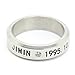 Fanstown BTS Kpop Titanium Ring Necklace with BTS 2pc Pocket lomo Cards Jimin