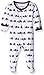 L'ovedbaby Unisex Baby Organic Snap Footie (Navy Snails, 0-3m)