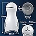 Male Masturbator Cup with 3 Pump Suction & 9 Vibration Modes for Men Masturbation, Electric Vibrating Heating Blowjob Stroker for Penis Stimulation, Fondlove Oral Sex Toy for Adult Pleasure