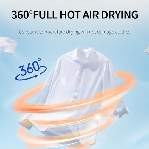 Portable Clothes Dryer, for Apartment, RV and Travel, Secadora de ropa portatil, Mini Dryer Quickly Dry Light Clothes, Underwear, Baby Clothes, Socks and Shoes