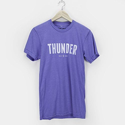 Unisex Men and Women Thunder Tee Shirt OKC Oklahoma City Adult True Royal Triblend by Shop Good