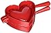 Norpro Heart Dough and Dumpling Press, Red, 6.75