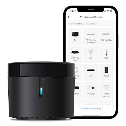 Broadlink RM4 Mini Universal IR Audio Video Remote Control Smart Hub Wifi Compatible with Alexa