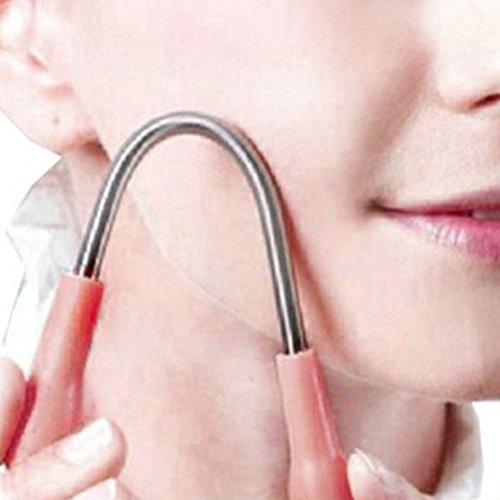Facial Hair Remover Spring Women Manual Epilator Threading Shaving Bleaching Beauty Tool 2Pcs