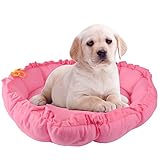 Yosoo Multifunction 2 in 1 Pet Bed Cotton Soft Washable Pet Kennel Nest Puppy Warm Dogs Cat Bed Cute Sleeping Bag House Cushion Mat (Pink)