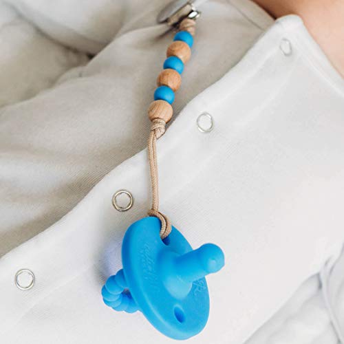 Ryan & Rose Cutie PAT Pacifier Teether (Sky Blue, Stage 2) Pricepulse