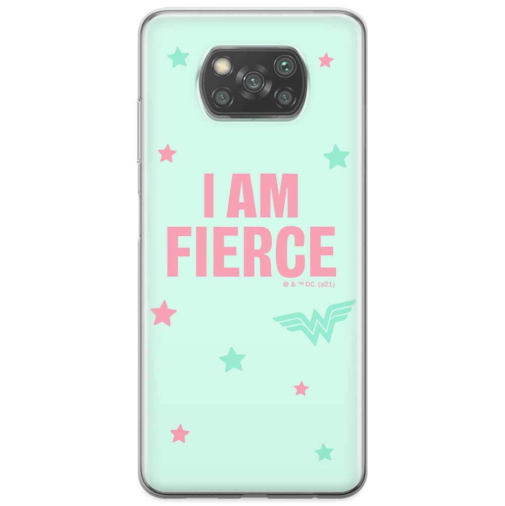 ERT GROUP mobile phone case for Xiaomi POCOPHONE X3 original and officially Licensed DC pattern Wonder Woman 026 optimally adapted to the shape of the mobile phone, case made of TPU