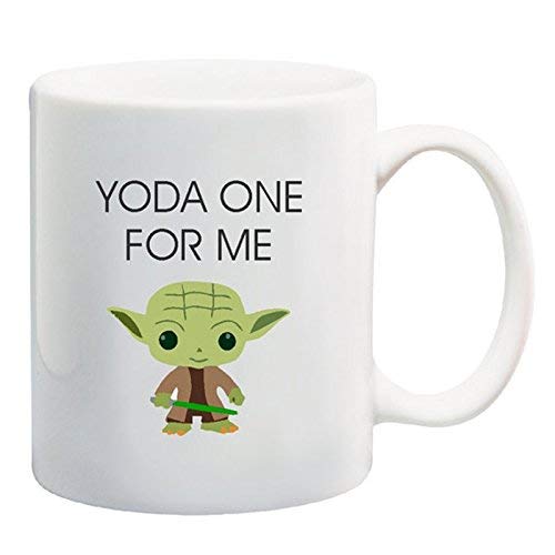 Top Banana Gifts Yoda One for Me Yoda Mug Stocking Stuffer, Boyfriend, Mug, Funny Mug, yoda Best Mug Cup Tasse