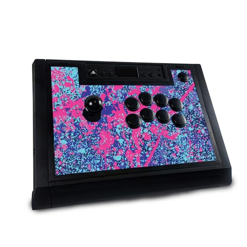 Gaming Skin Compatible with Hori Fighting Stick Alpha (PS5, PS4, PC) - Vibrant…