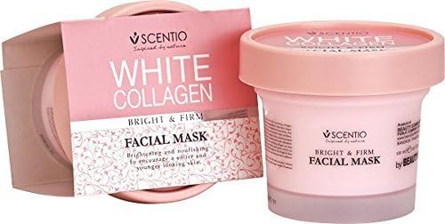 100ml. BEAUTY BUFFET Scentio White Collagen Bright & Firm Facial Mask FREE TRACK