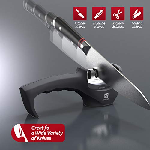 Amesser Handheld Professional Knife Sharpener 4 Stage sharpeners with