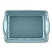 Rachael Ray Cucina Stoneware 9-Inch x 13-Inch Rectangular Baker, Agave Blue
