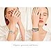 2 Packs Diffuser Bracelet Genuine Leather Bands Essential Oil Bracelet for Women Aromatherapy Bracelet Yoga Bracelet Diffuser Locket Bracelet Confidence Relax Bracelet (Update)