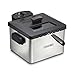 Proctor Silex Deep Fryer with Pour Spout, 21 Cups / 5 Liters Oil Capacity, XL Frying Basket, Lid with View Window, Professional Grade, Electric, 1800 Watts, Stainless Steel (35044)