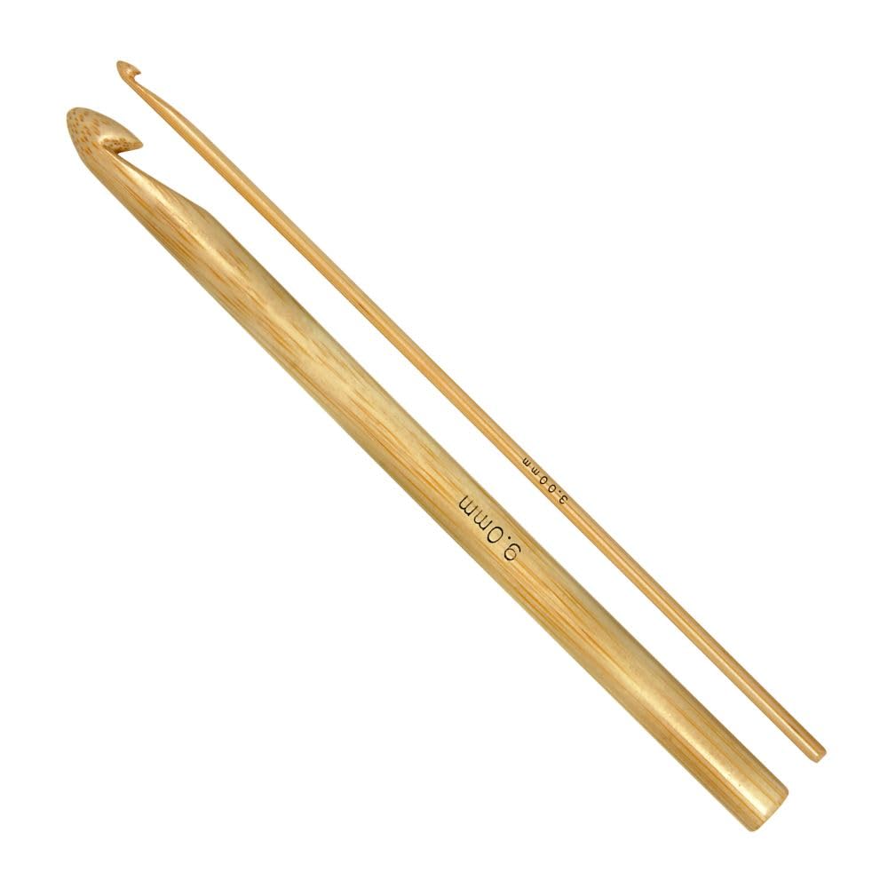 Addi Crochet Hook, Metal, Bamboo, 6 mm