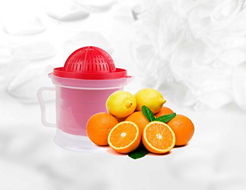 Krishna Handmade INDIAN Multi Fruit Juicer/Hand Manual Fruit Juicer - Mini/Citrus Lemon, Orange, Watermelon Squeezer/Best Home & Kitchen Product/Size : 350 ml/Colour : Red/[Krish-Misc-PL21] - Thumbnail 6