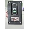 Amarine-made-PN-TV1-4-5-30V-Digital-Battery-Voltmeter-Test-Panel-Rocker-Switch-DPDT-On-Off-On-for-Marine-Boat-RV-PN-TV1-4