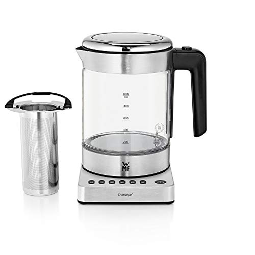 WMF Küchenminis 2 in 1 Vario Wasserkocher mit Temperatureinstellung, 1,0l, 1900 W, Teekocher Glas mit Teebeutelhalter und Sieb – Bild 6