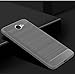 Huawei Ascend XT 2 Case, Huawei Elate 4G LTE Case, Dretal Carbon Fiber Shock Resistant Brusd Texture Soft TPU Phone case Anti-fingerprint Flexible Protective Cover For Huawei Ascend XT2 H1711 (Gray)