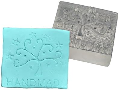 Lychee Craft DIY Tree Pattern Stamp Seal Resin Soap Making Mini Mould Stamping Handmade Gift DIY