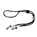 3pcs Universal Sport Sunglass Reading Eye Glasses Neck Strap Rope Cord Lanyard Holder - 1 Red + 1 Blue + 1 Black Color