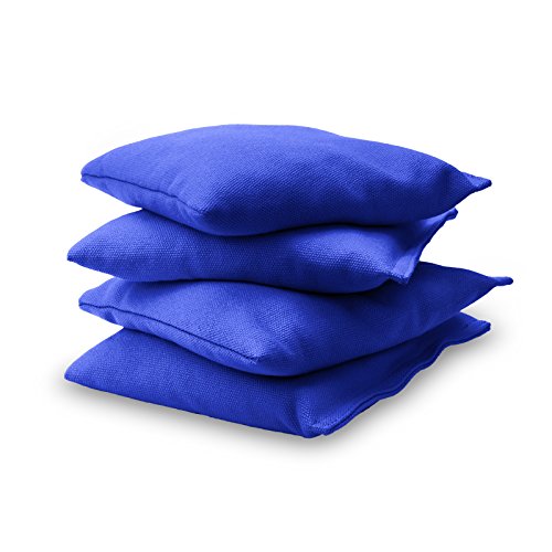 GoSports Official Regulation Cornhole Bean Bags Set (4 All Weather Bags) - 15 Colors Available, Royal Blue (CH-BAGS-4-RoyalBlue) - Thumbnail 7