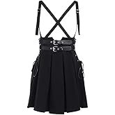 Instobig Mini Skirt Y2k Pleated Skirts Alt Aesthetic Goth Fairycore Skirts High Waist