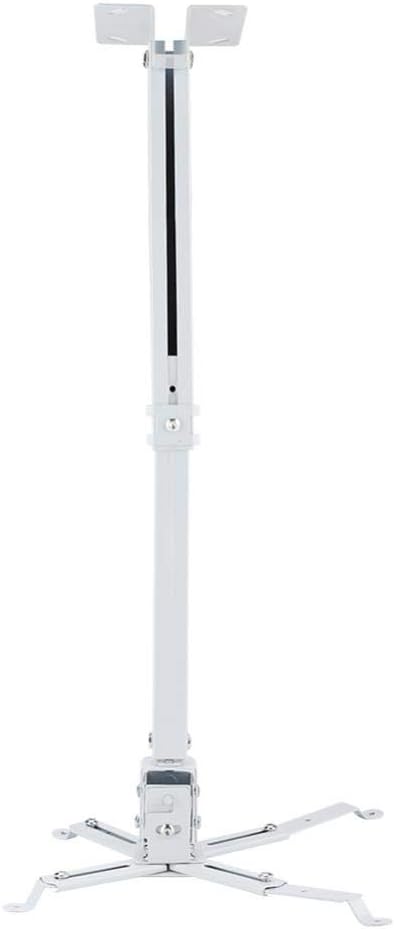 Universal Projector Ceiling Mount Projector Ceiling Bracket Holder with Adjustable Length & Set of Installation Accessories Projector Wall Ceiling Mount for Home, Office and School Projection Installa