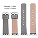 Fullmosa Leather Bands Compatible with Apple Watch Band 42mm 41mm 40mm 38mm for Women Men, Top Grain Genuine Leather Strap for iWatch Series 11/10/9/8/7/6/5/4/3/2/1,SE3/2/1, Grey/Silver