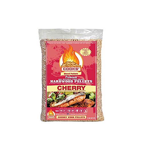 Cooks BBQ Products Cherry Hardwood BBQ Pellets for Pellet Grills