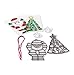Melissa & Doug Stained Glass Made Easy Craft Kit - Santa and Tree Ornaments