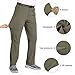 CAMEL CROWN Men’s Hiking Pants Quick Drying Stretchy Ultralight Athletic Pants Travel Cargo Pants Elastic Waist Khakithumb 4
