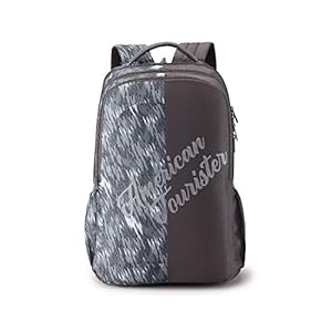 American Tourister Crone 29 Ltrs Grey Casual Backpack (FG8 (0) 08 208)
