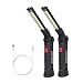 LED Work Light, Coquimbo COB Rechargeable Work Lights with Magnetic Base 360&deg;Rotate and 5 Modes Bright LED Flashlight Inspection Light for Car Repair, Household and Emergency Use (2 Pack, 27x4.5cm)